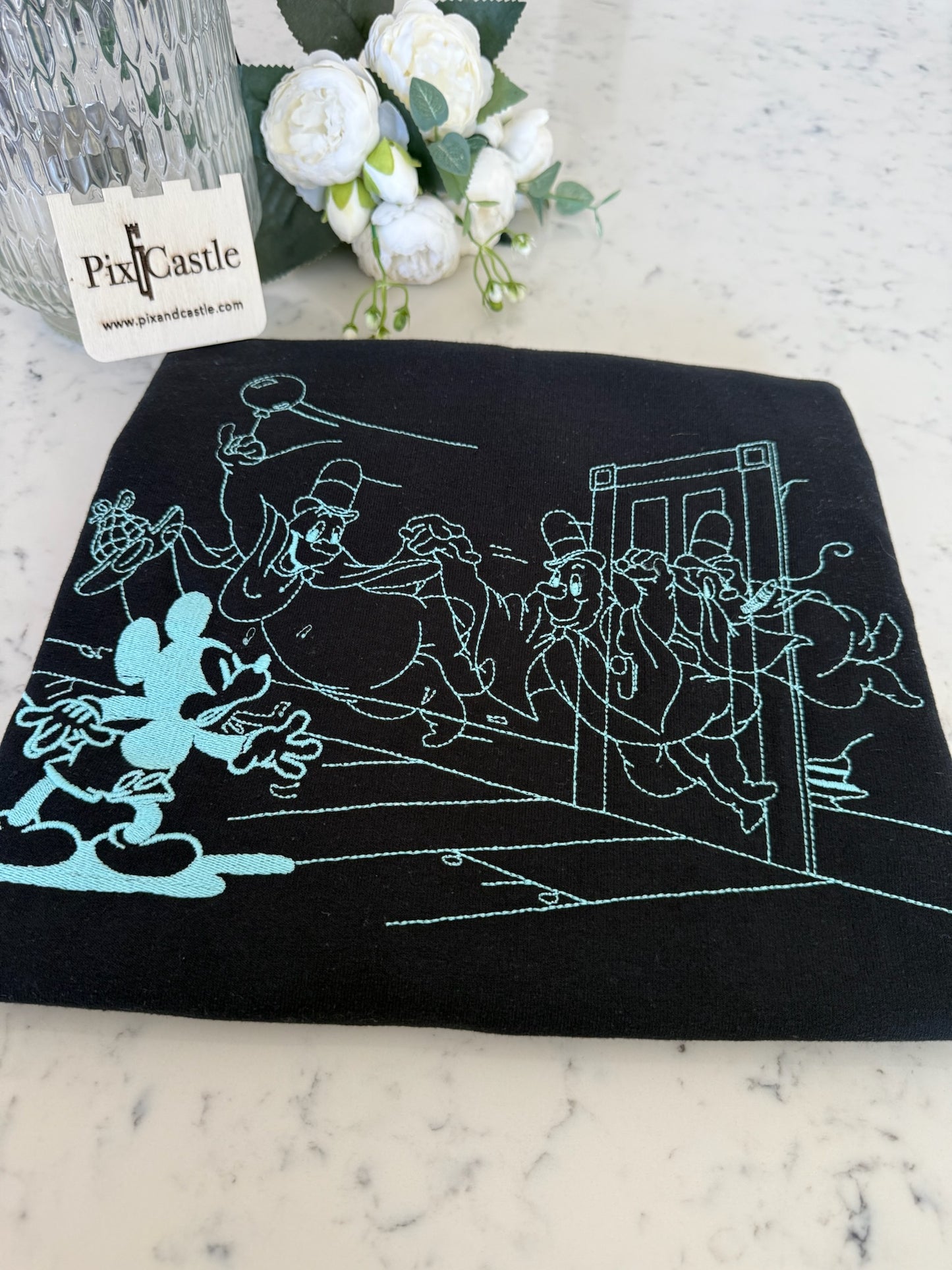 THE MOUSE AND THE GHOST EMBROIDERY