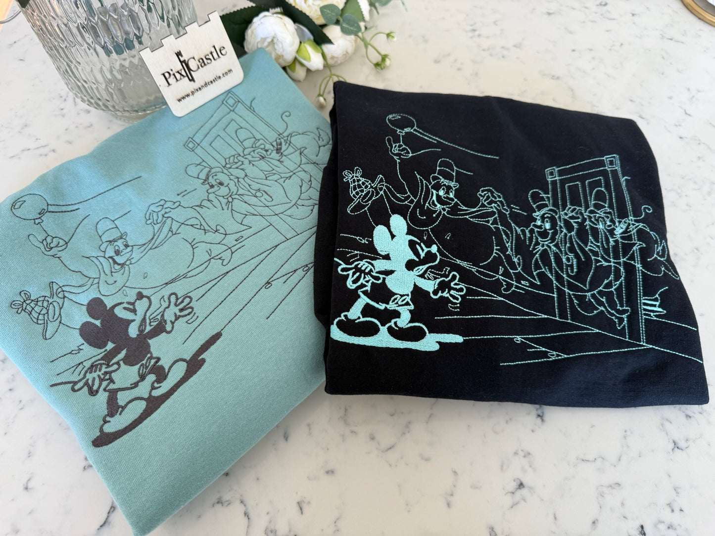 THE MOUSE AND THE GHOST EMBROIDERY