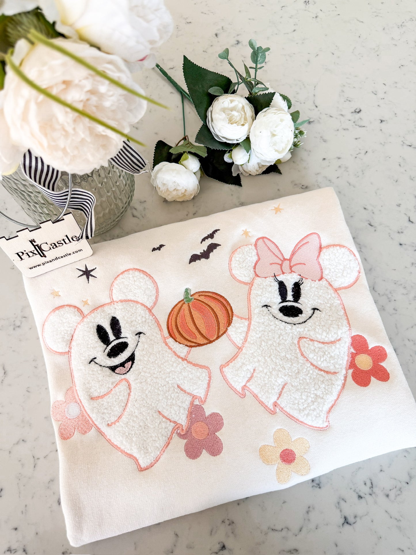 PARK GHOST EMBROIDERY APPLIQUÉ
