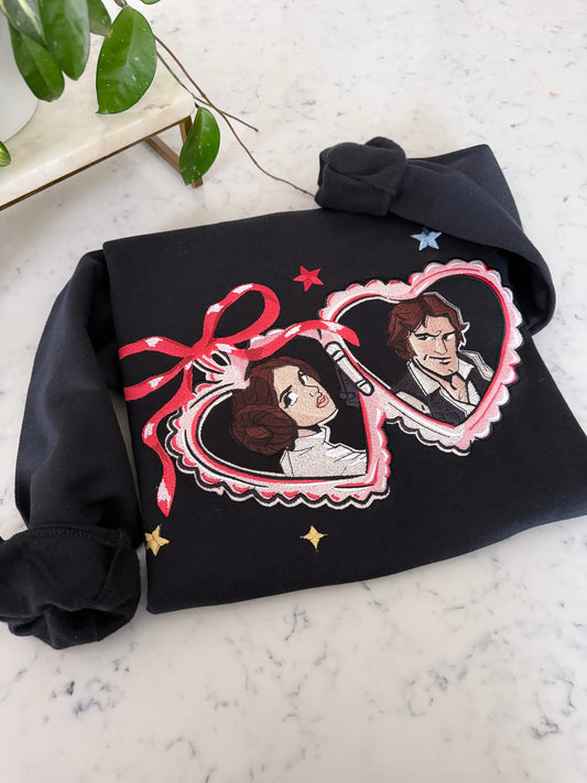 THE PRINCESS & THE SMUGGLER  EMBROIDERY