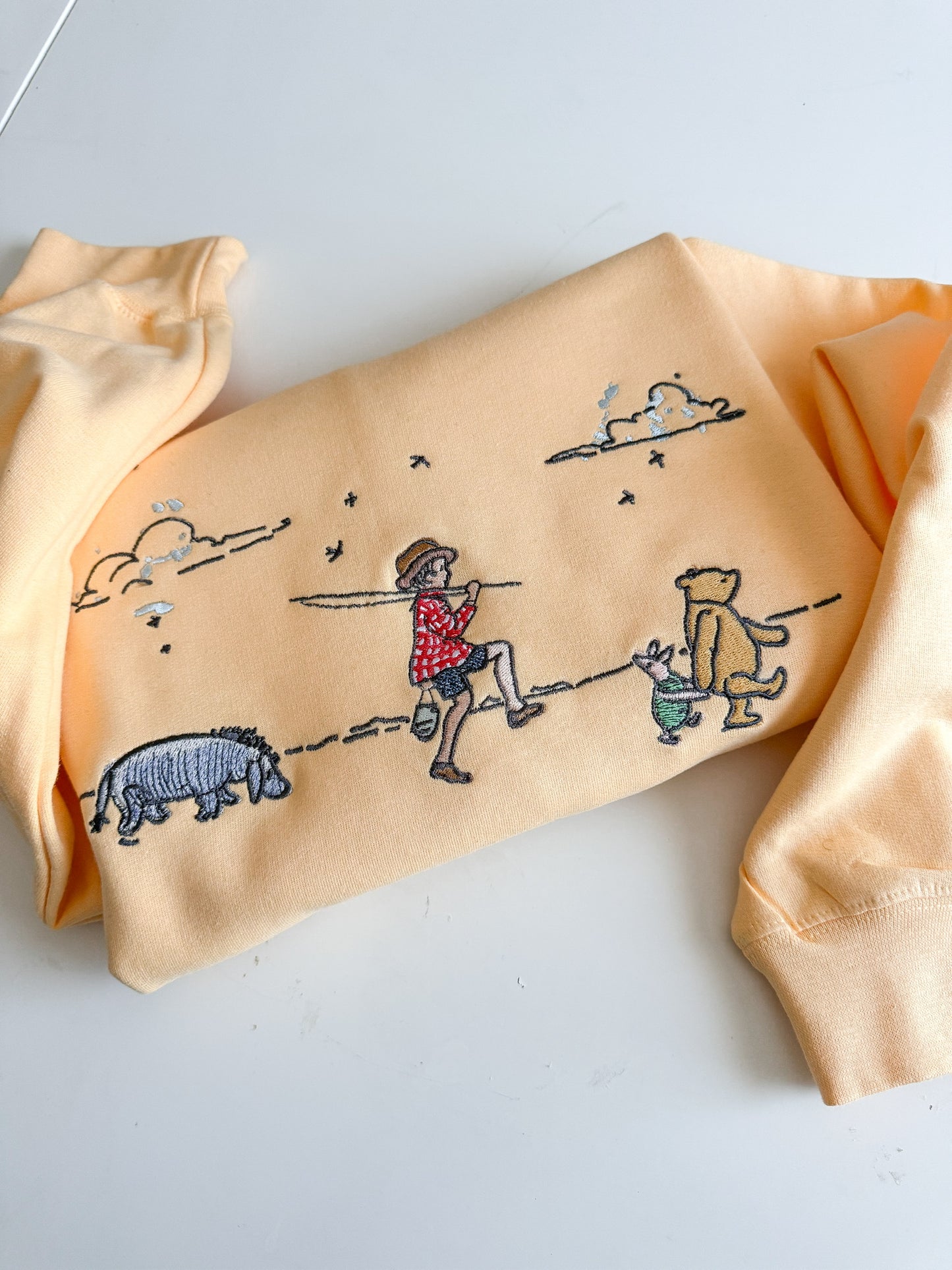 MARCH THRU 100 ACRES WOODS  EMBROIDERY