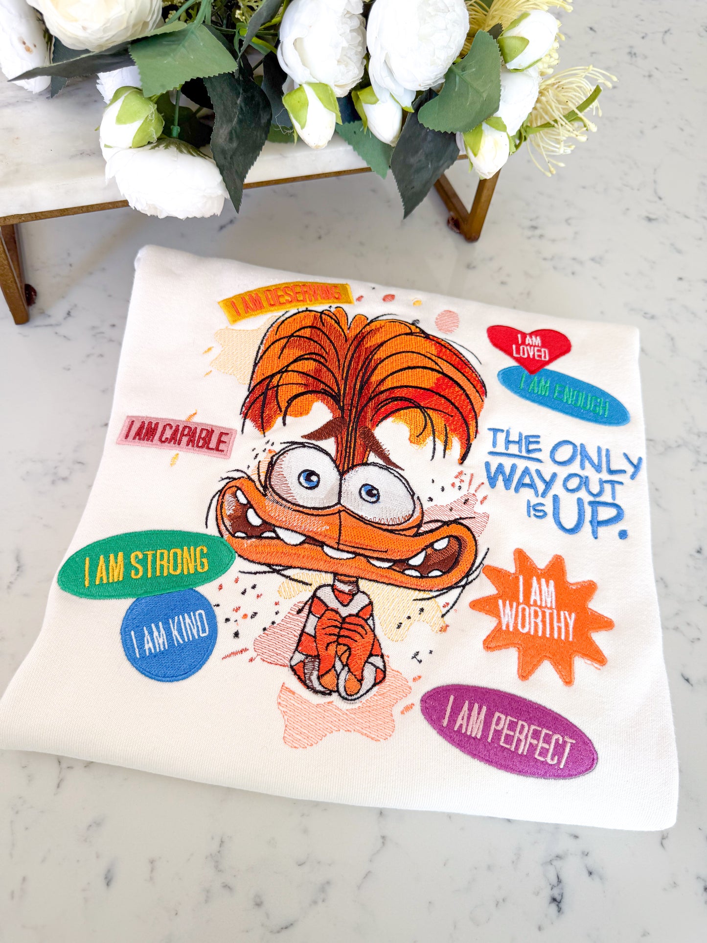 ANXIOUS EMOTIONS EMBROIDERY