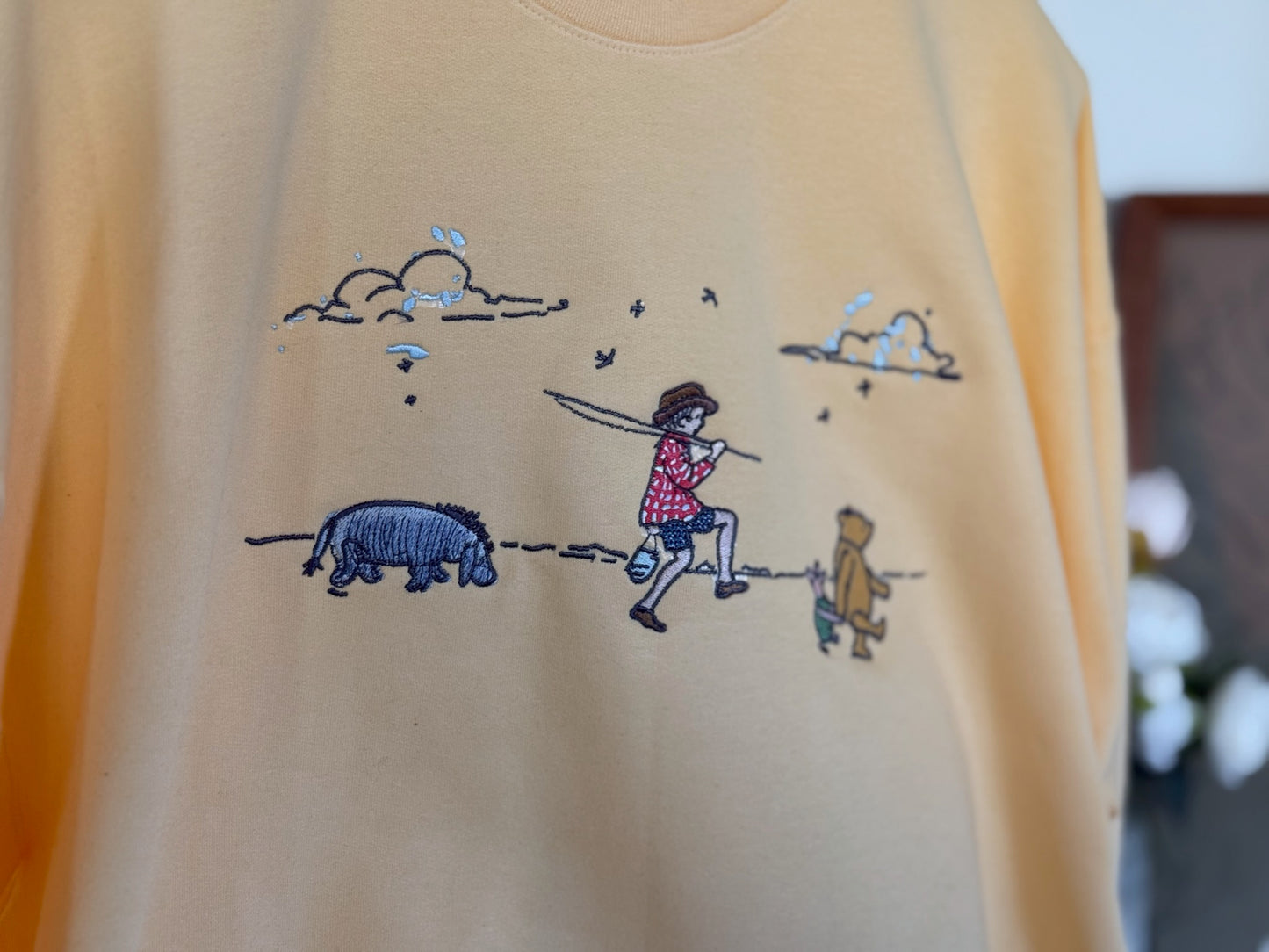 MARCH THRU 100 ACRES WOODS  EMBROIDERY