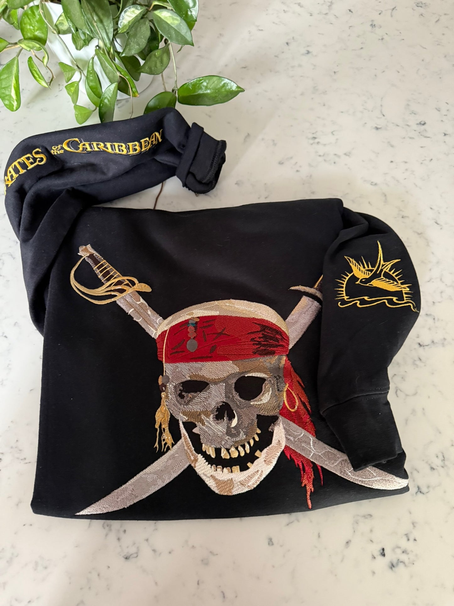 POTC PIRATE SKULL EMBROIDERY
