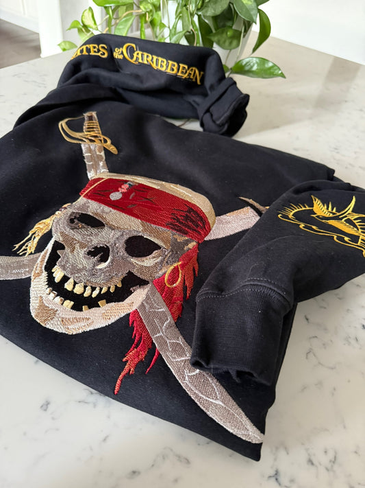 POTC PIRATE SKULL EMBROIDERY