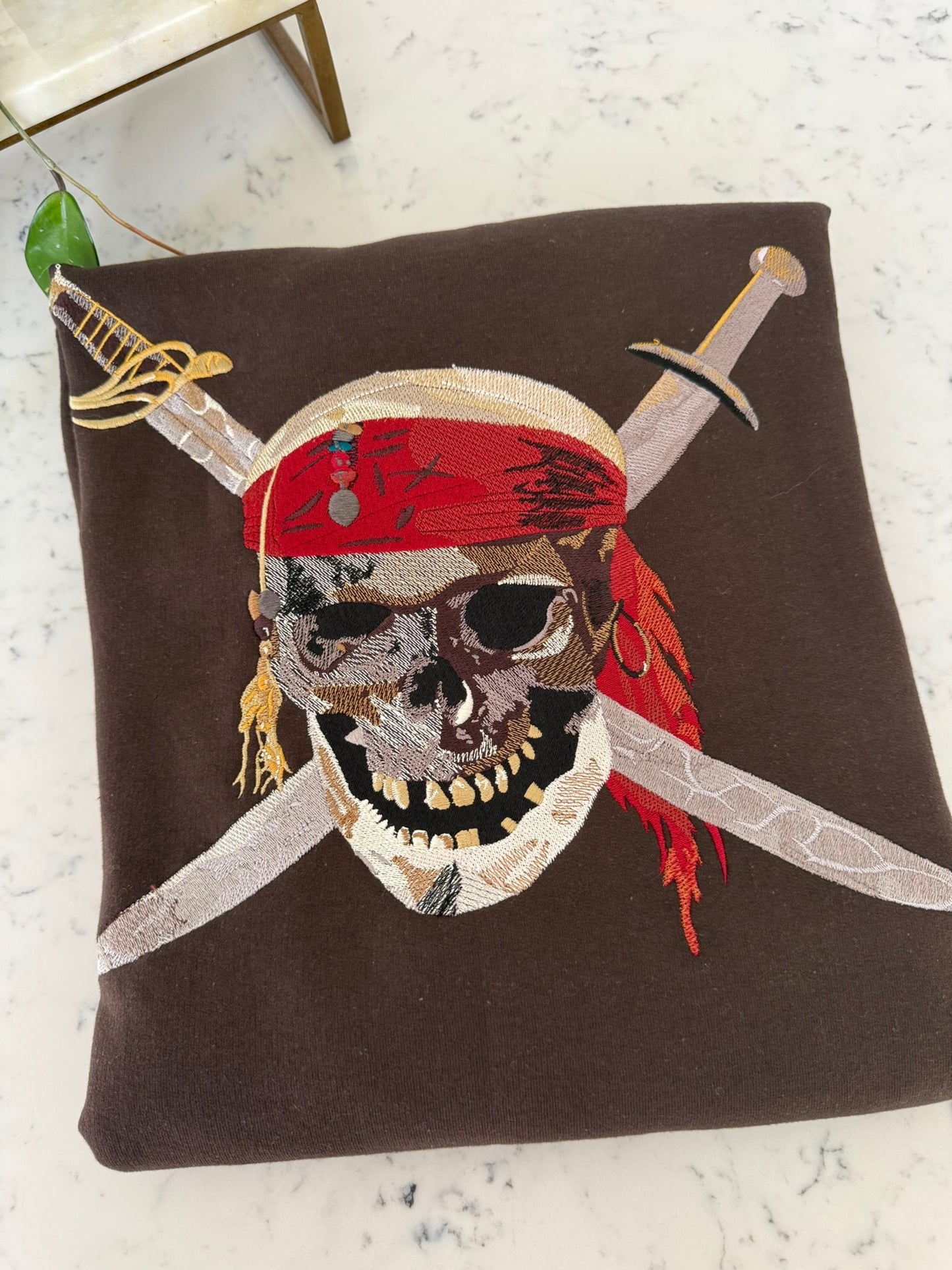 POTC PIRATE SKULL EMBROIDERY