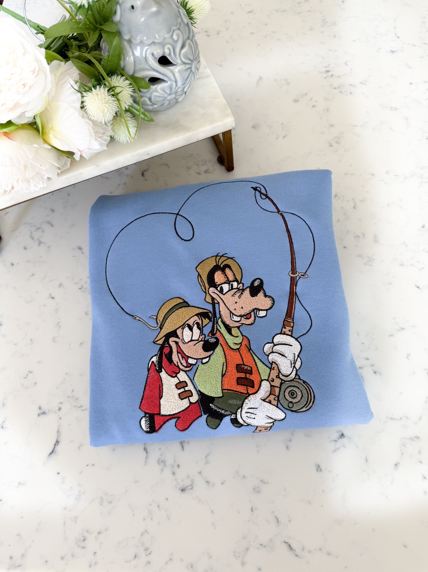 FISHING FATHER EMBROIDERY