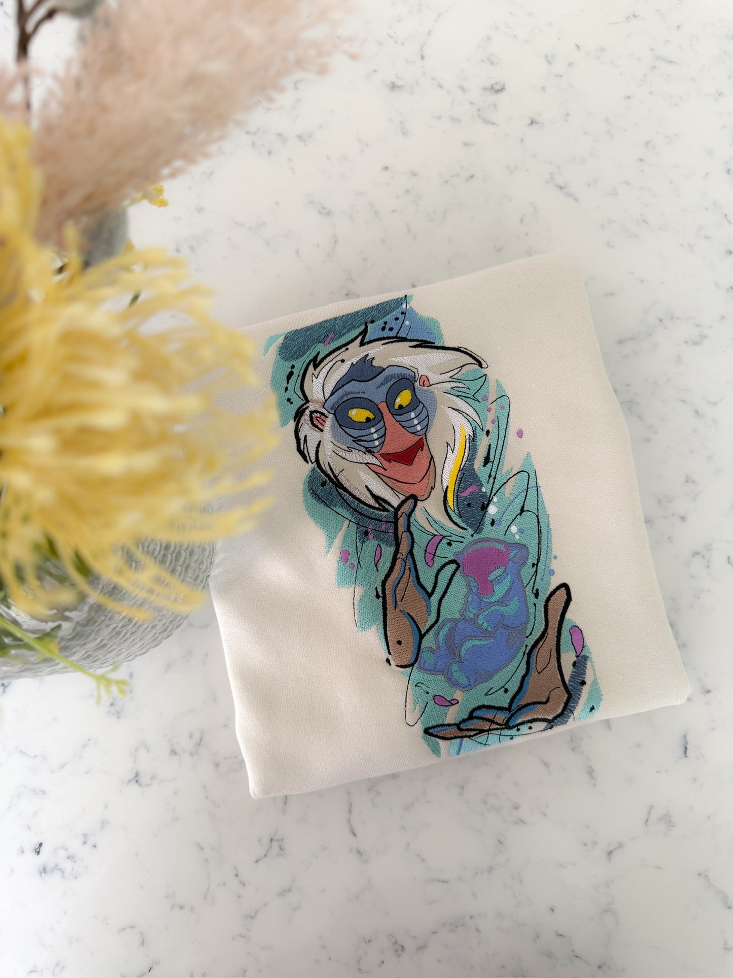 SHAMON BABOON EMBROIDERY