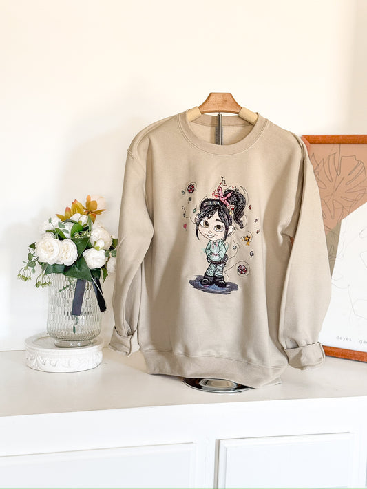 CANDY CRUSH PRINCESS EMBROIDERY