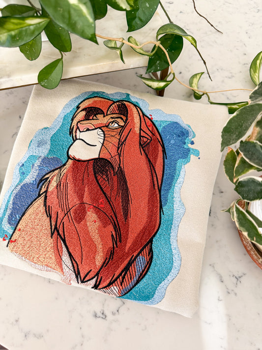 LION FATHER EMBROIDERY