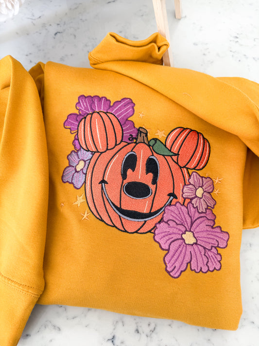 FALL PARK PUMPKIN EMBROIDERY