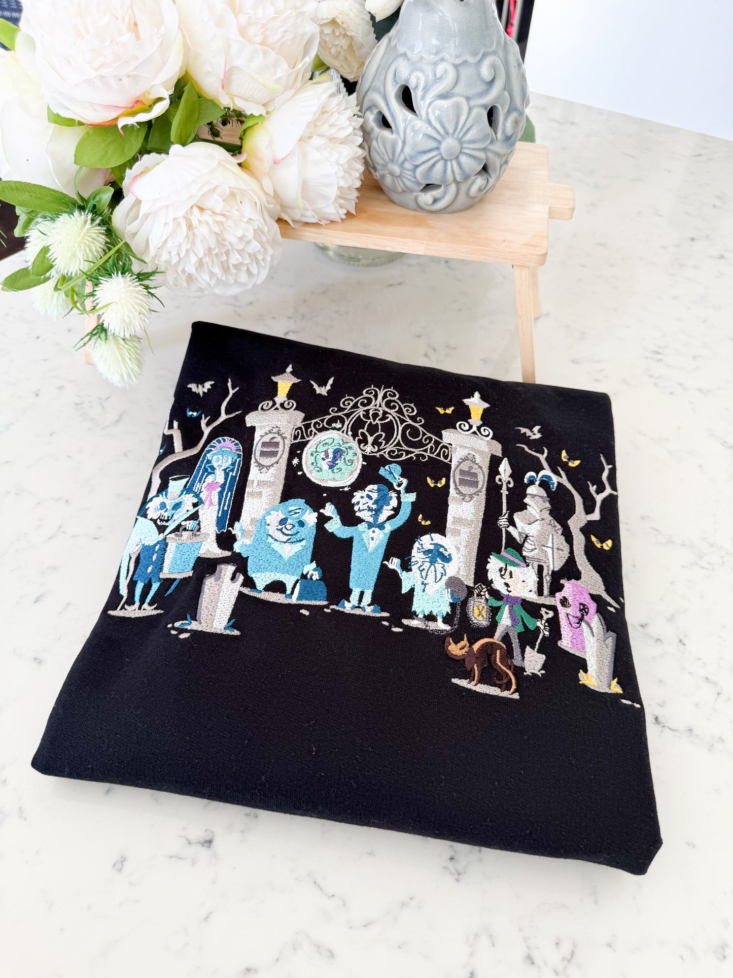 HM GRAVEYARD GHOST EMBROIDERY