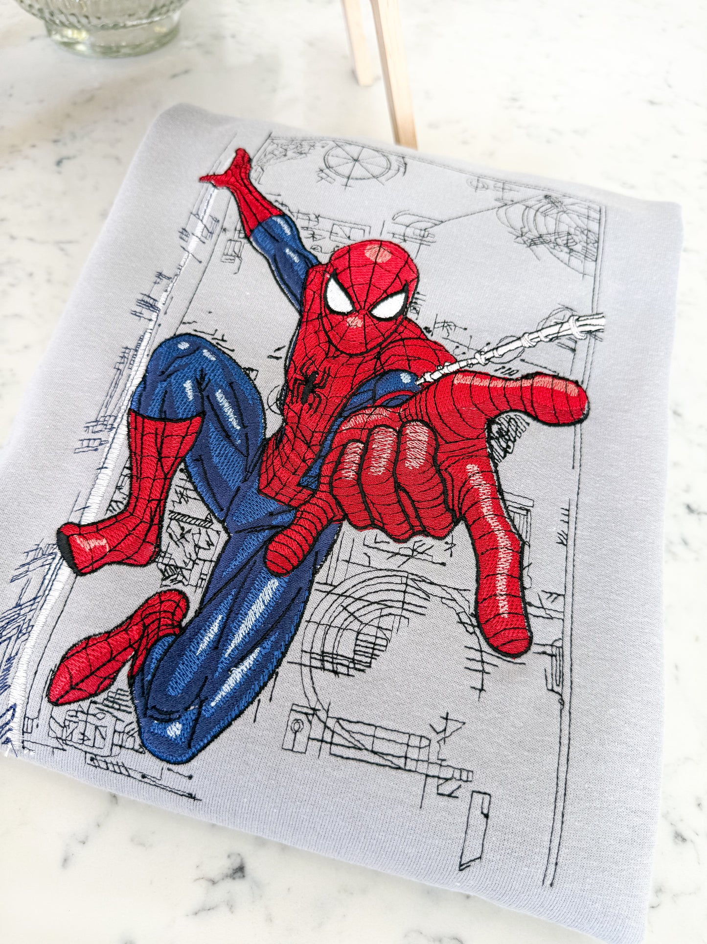 SPIDER WEB CRAWLER EMBROIDERY