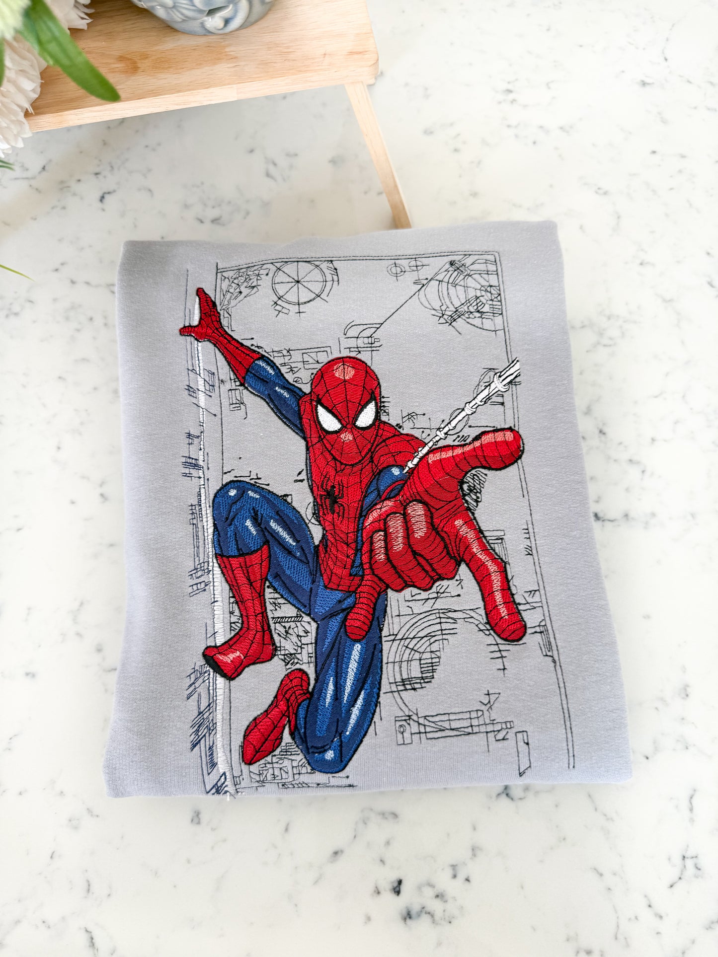 SPIDER WEB CRAWLER EMBROIDERY