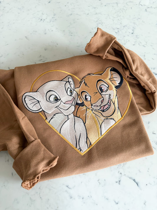 LION LOVE EMBROIDERY