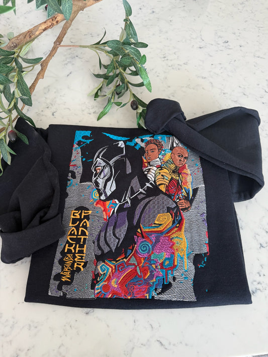 PANTHER MOSAIC EMBROIDERY