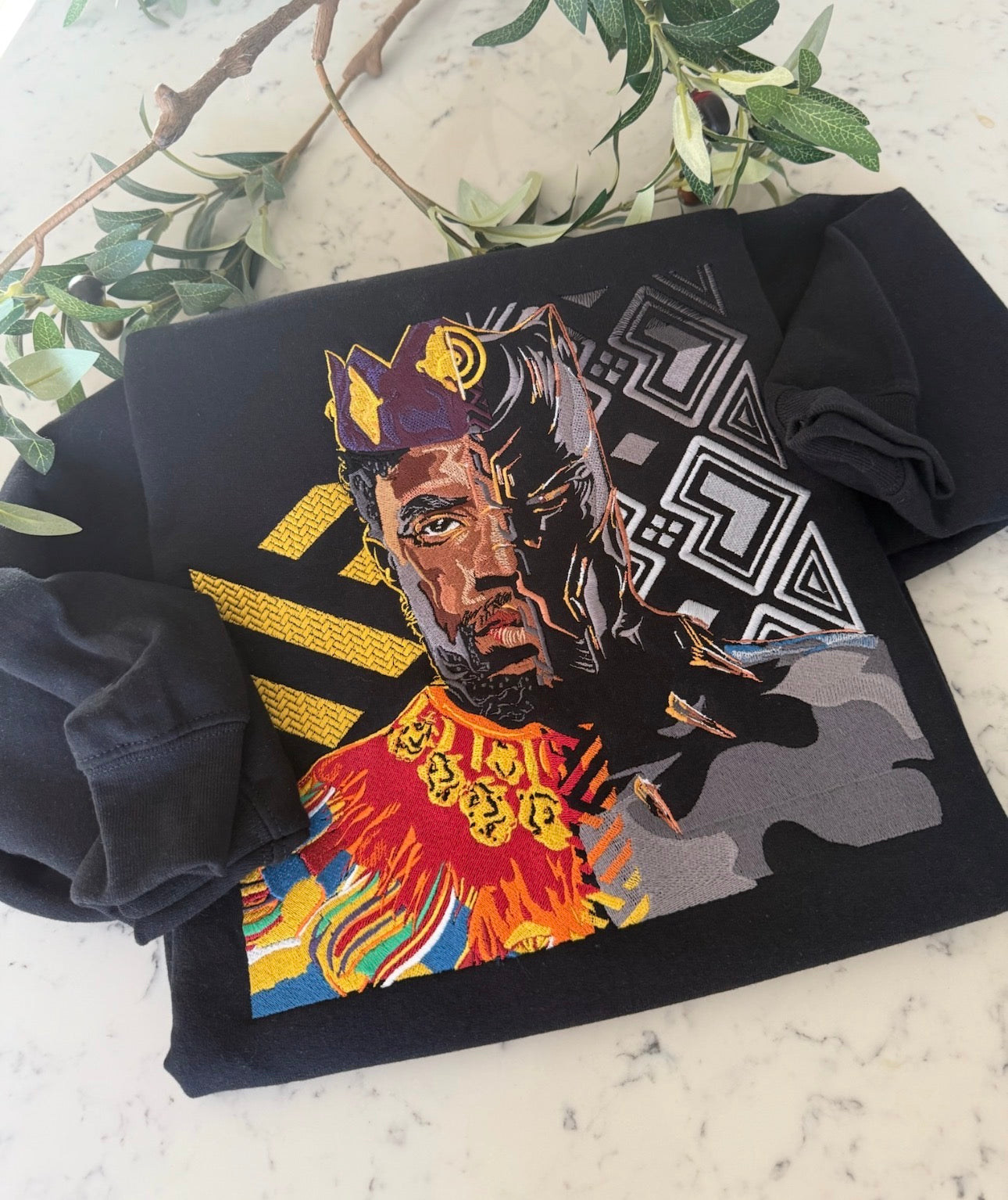 PANTHER TAPESTRY EMBROIDERY