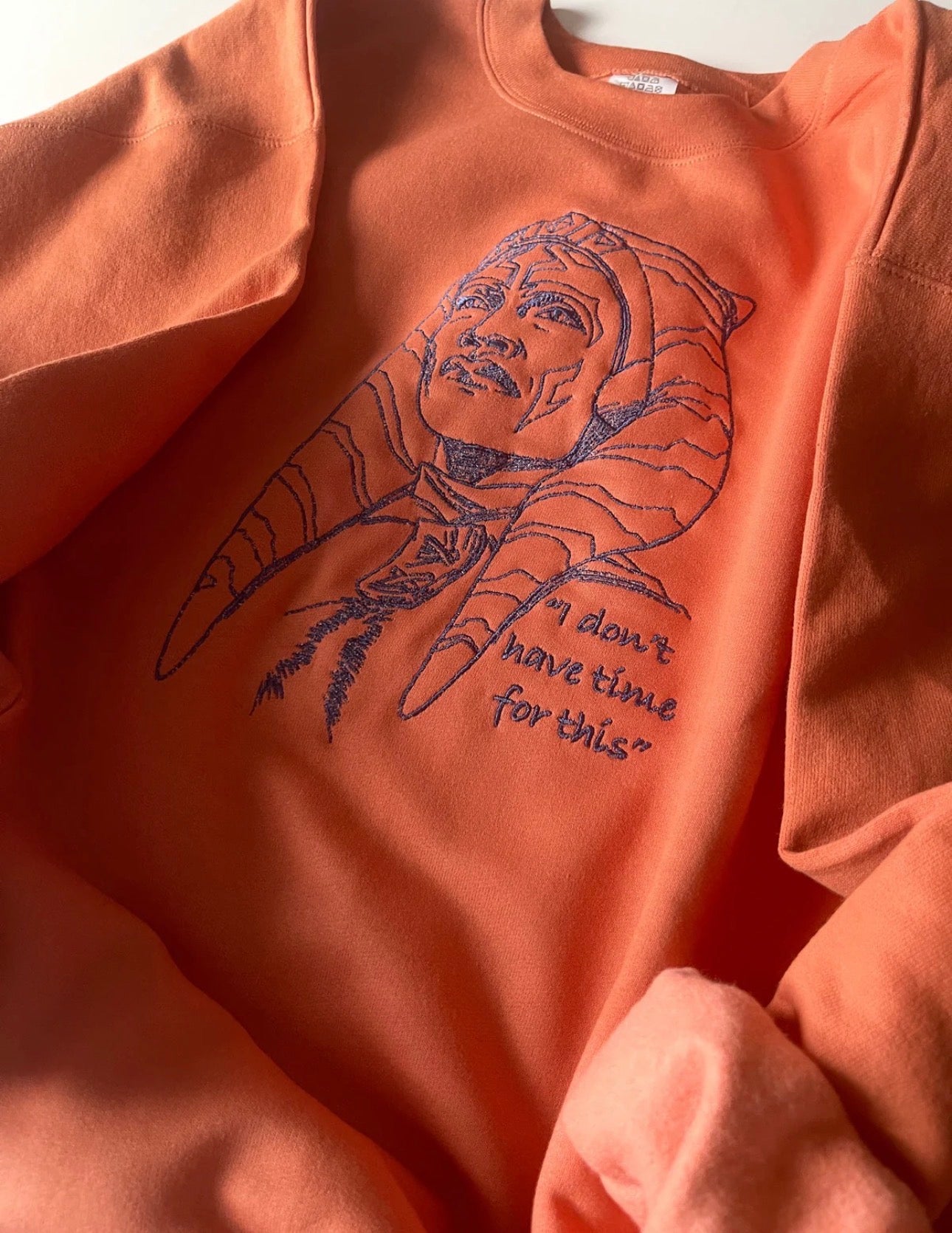 I DON’T HAVE TIME  EMBROIDERY