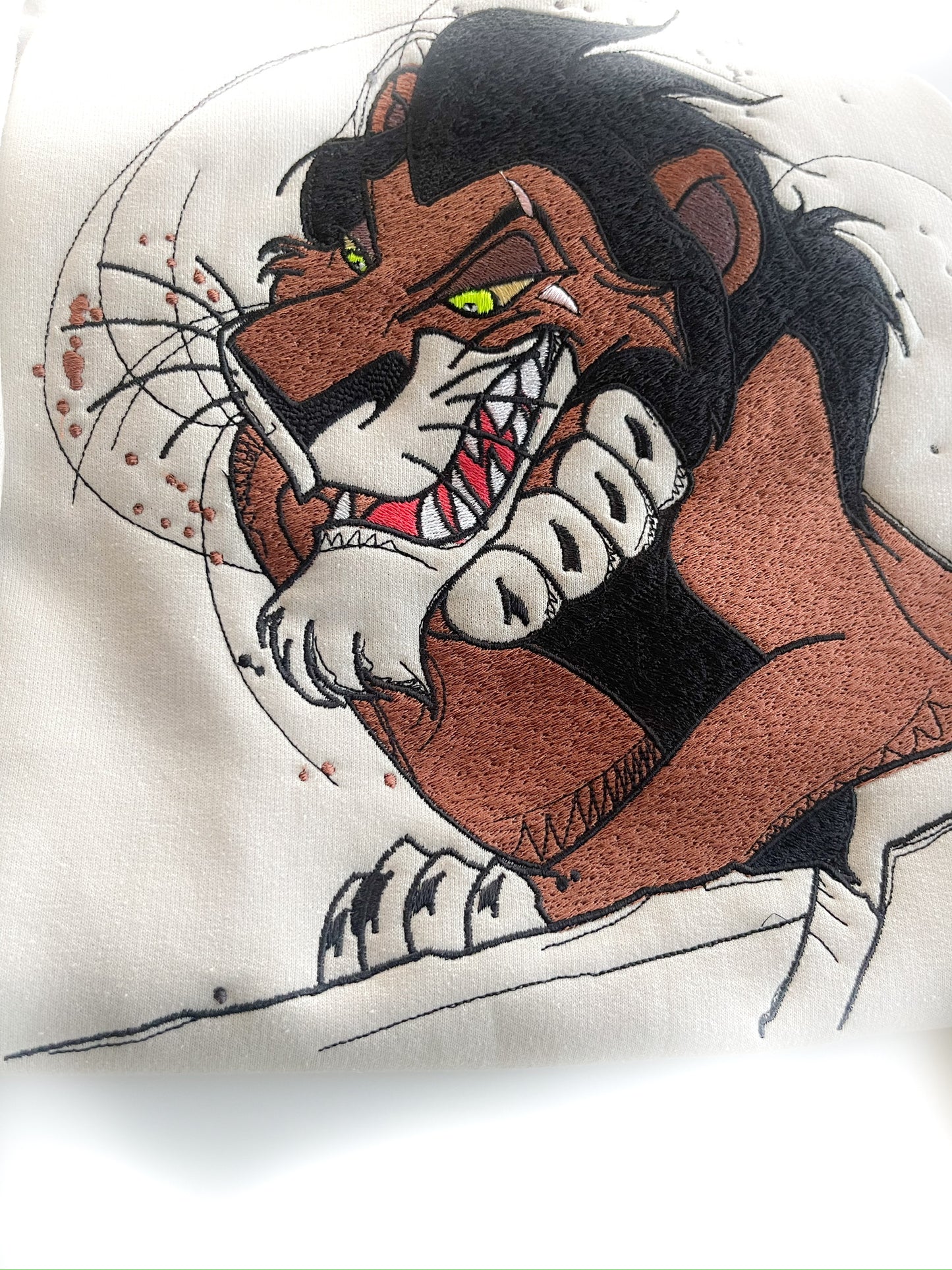 LION SCAR EMBROIDERY