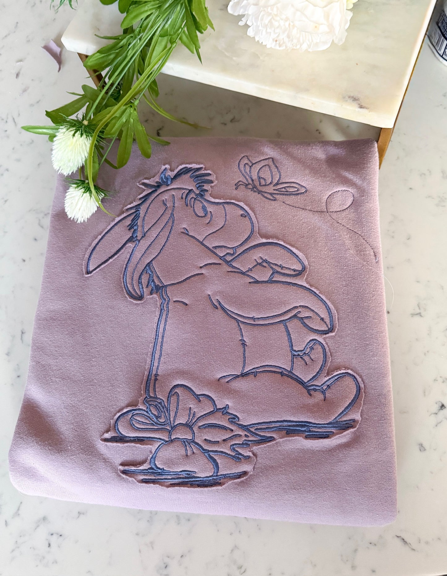 100 ACRES DONKEY EMBROIDERY APPLIQUE