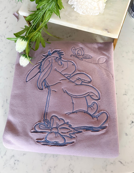 100 ACRES DONKEY EMBROIDERY APPLIQUE