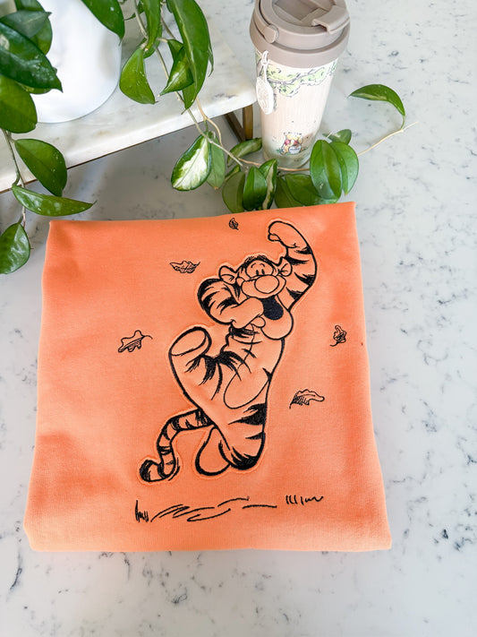 100 ACRES TIGER EMBROIDERY APPLIQUE