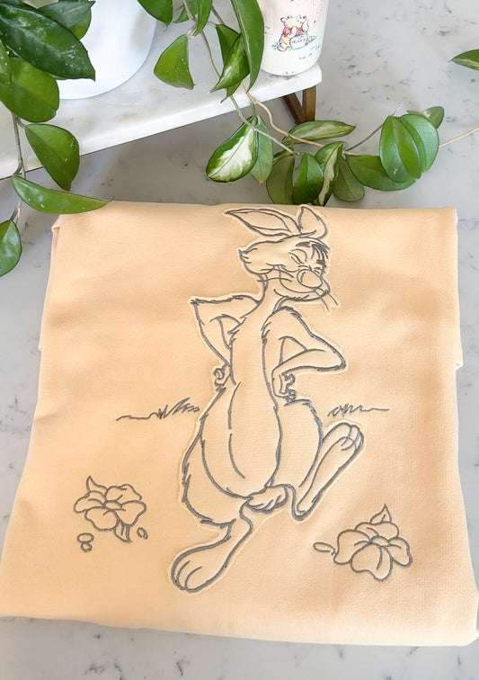 100 ACRES RABBIT EMBROIDERY APPLIQUE