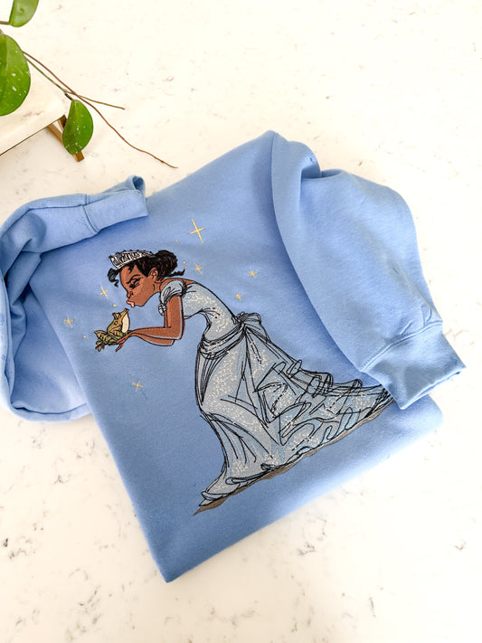 T AND THE FROG EMBROIDERY