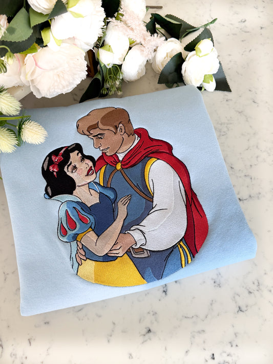 THE APPLE PRINCESS AND CHARMING EMBROIDERY