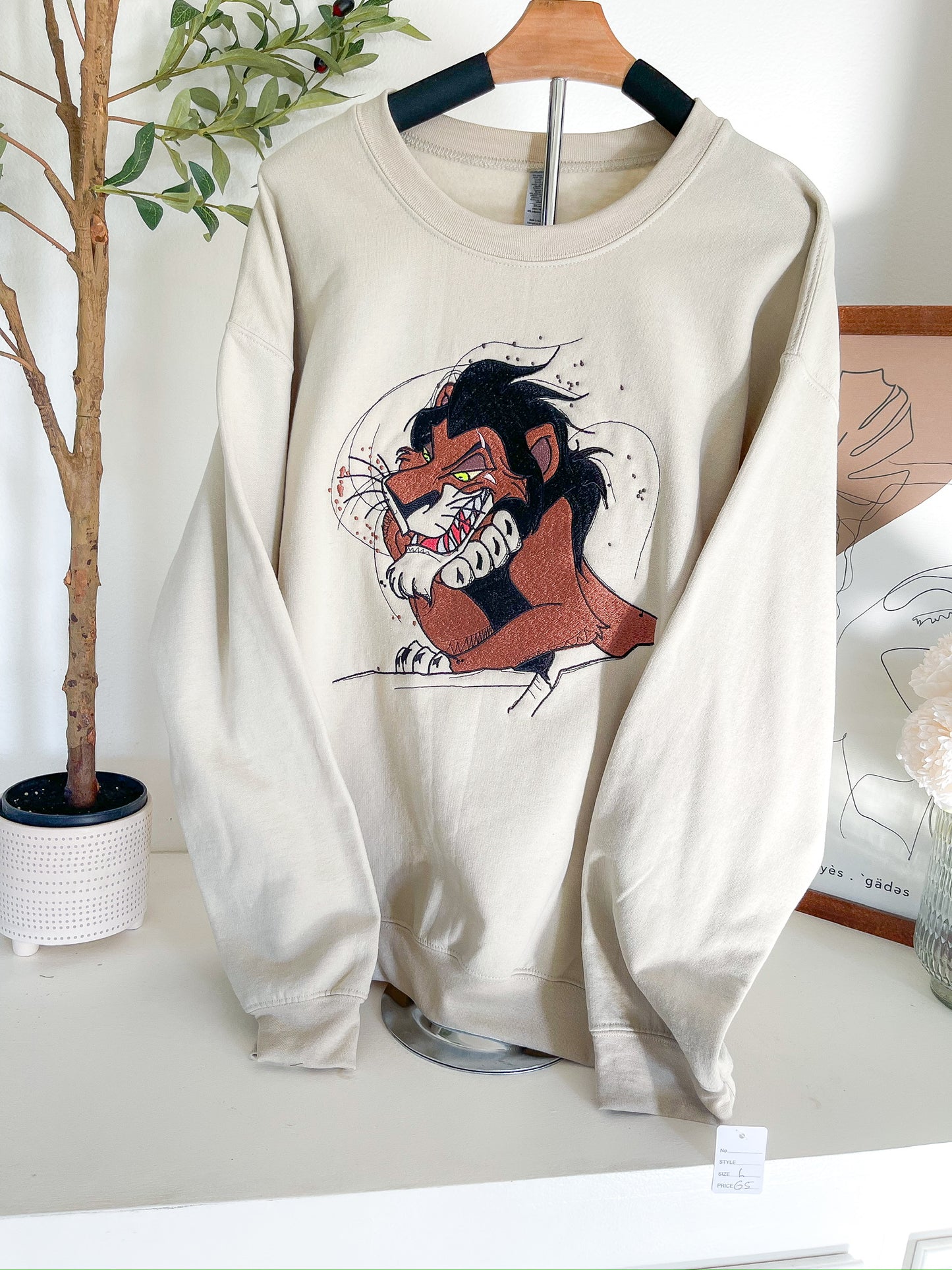 LION SCAR EMBROIDERY