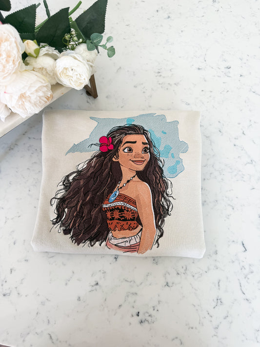PRINCESS OF THE SEA MO EMBROIDERY
