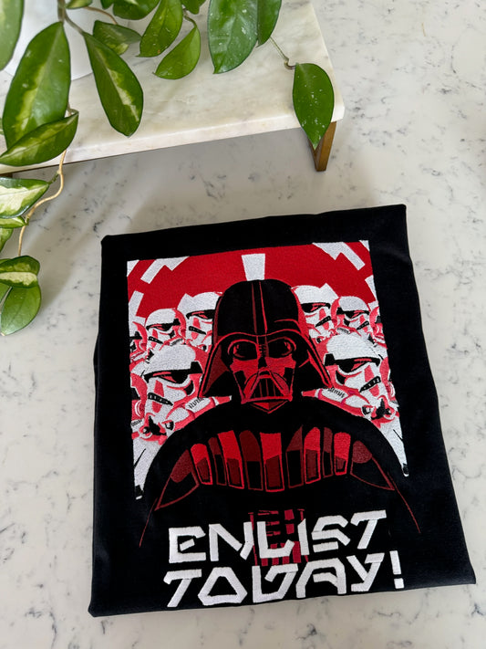 ENLIST TODAY EMBROIDERED