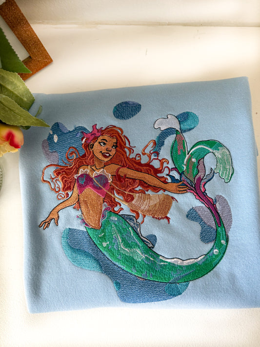 BEAUTIFUL MERMAID EMBROIDERY