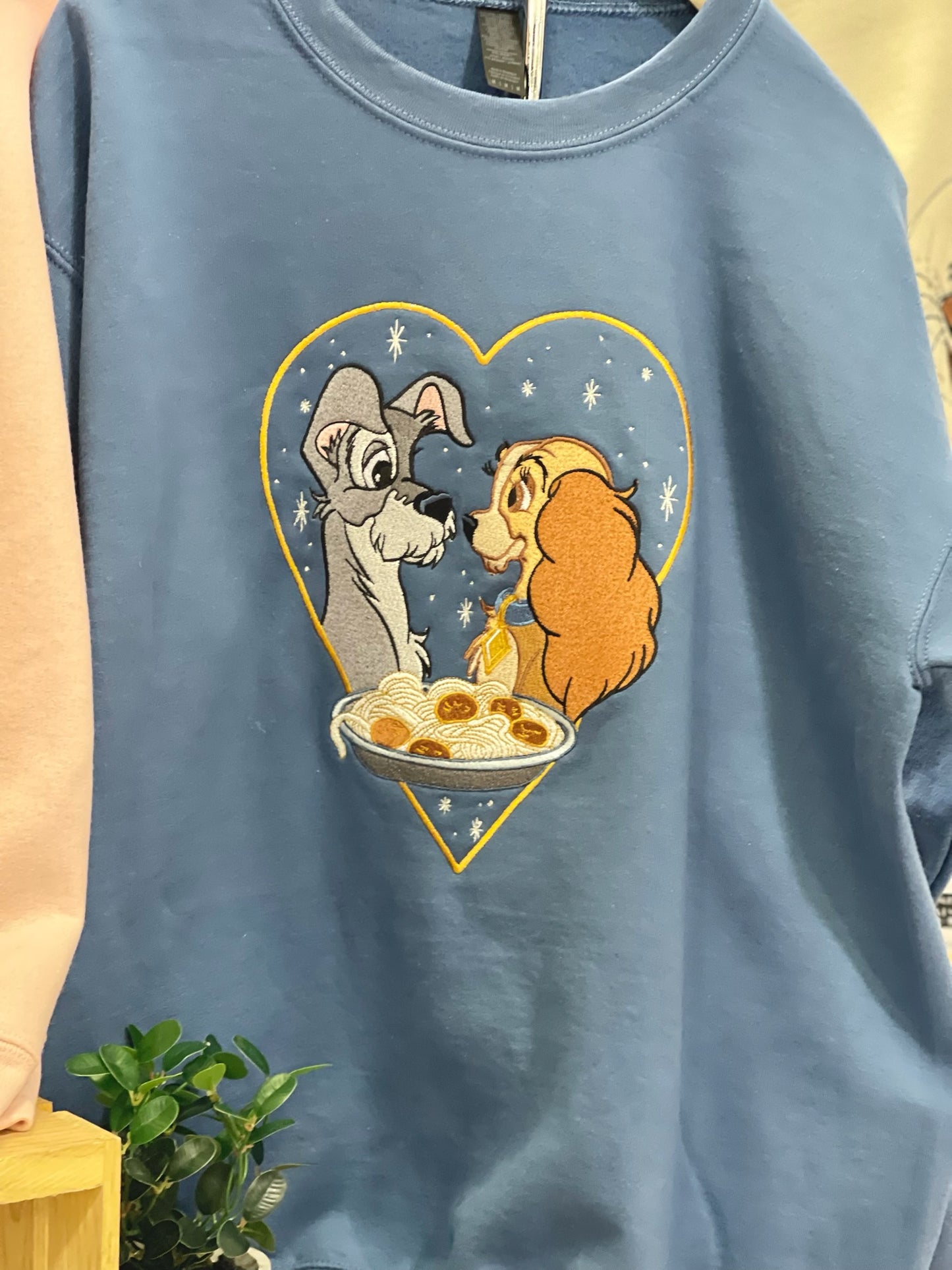 LOVE AND SPAGHETTI EMBROIDERY